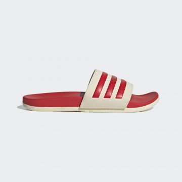 adidas Adilette Comfort Slides - Red / White